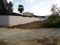 Vista del "preasfaltado"